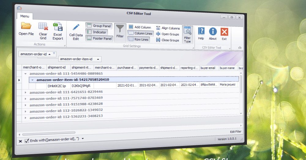 csv file document editor software for windows app